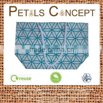 Hot Exclusive Floral Print Cotton Canvas Beach Bag With Twisted Rope Handle - Hanging Zip Pocket-made From Natural 12 Oz Canvas photo-3