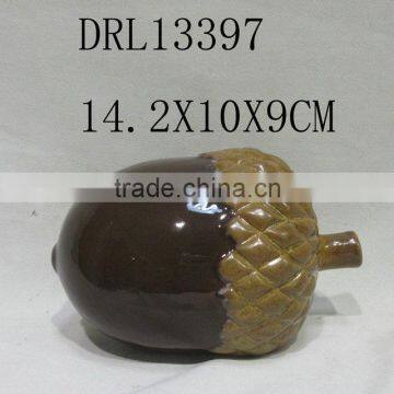 Lying Ceramic Pumpkin Lantern LED Festive Lantern Holloween Decorations photo-6