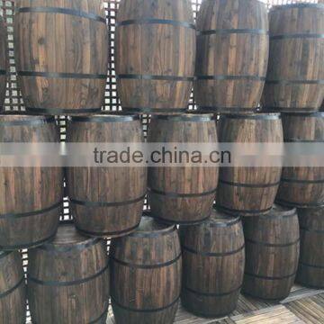 Hot Sale Solid Oak Wood Beer With Stainless Steel Bands for Decorative