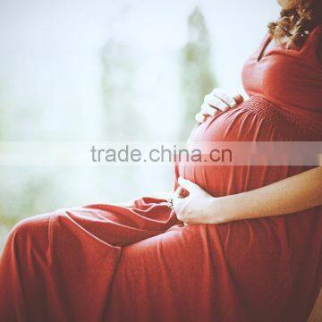 Pregnancy Dress Elegent Europe Maternity Maxi Dress Manufacturer