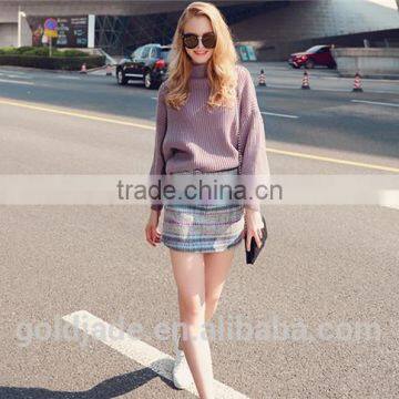 Fashion Woman Woolen Knitted Sweater Designs for Ladies photo-2