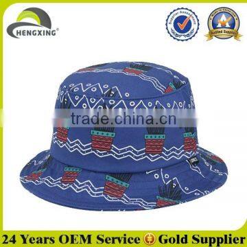 Fashion Custom Vintage Cotton Twill Bucket Hat