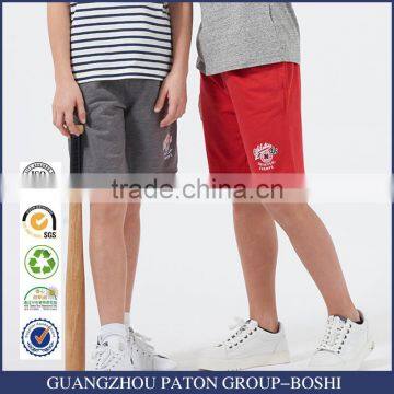 New summer school children's sports pants girls stamp pants boys short trimmings pants