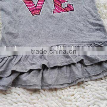 Garment Stocks Girl's Fashion New Desgin T-shirt photo-4