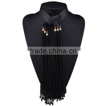 Big Brand Colorful Small Beads Tassel Necklaces for Womens Jewelry