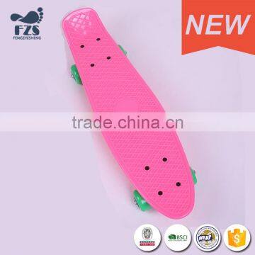 HSJ209 Wholesale pp Material Fish Board Skateboard With PU Wheels photo-3