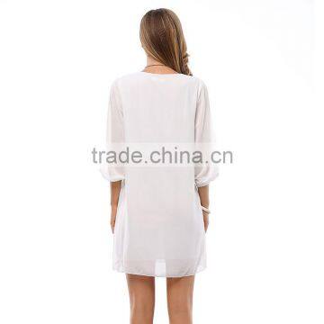 Maxnegio Chiffon Straight Dress for Ladies photo-2