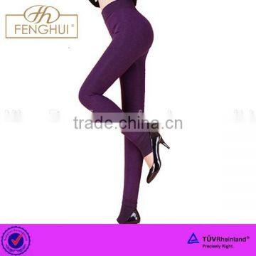 65% cotton + 35% spandex latest colorful thickening leggings pantyhose with backseam