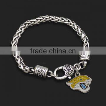 2016 Twist Chain Bracelet Custom MOM Heart Charm Bracelet Fashion Style Clasp Bracelet for Mother's Day photo-6