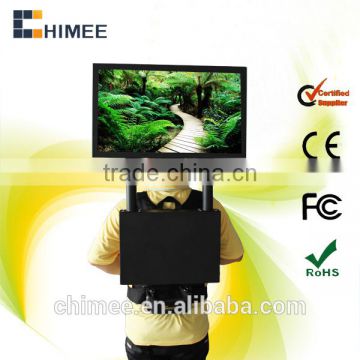 15~24 Inch LCD&LED Portable Walking/Backpack Advertising Player OEM/ODM