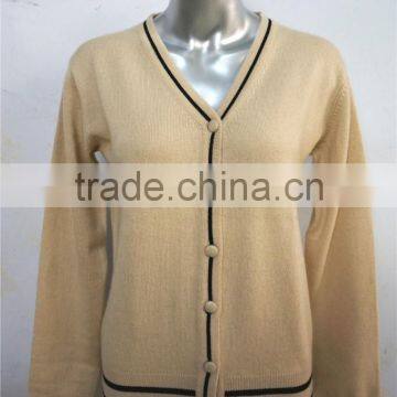 man's cashmere cardigan sweater with long sleeve 2014