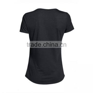 Wholesale Women Custom Top Casual Sports No Sweat T-Shirt China Supplier photo-5