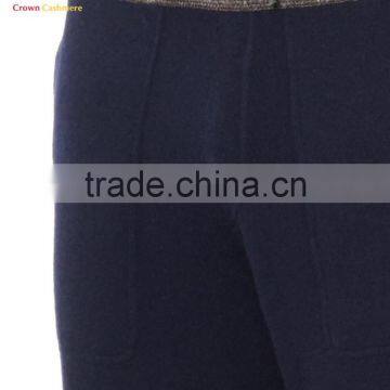 Men's 100% Cashmere Knitted Pants photo-5