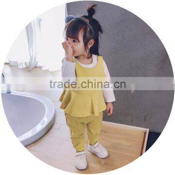 S17738A Kids Clothes Wholesale Girls Fall Outfits Baby Clothing Sets photo-4
