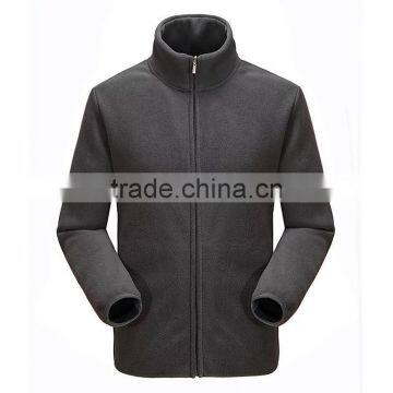 Grey man Zipper-up Fleece Jacket For Man