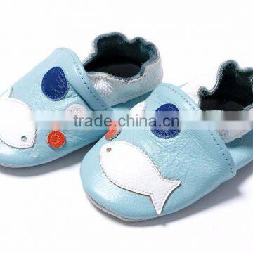 Wholesale Top Selling Genuine Cow Leather Different Pattern Baby Shoes photo-4
