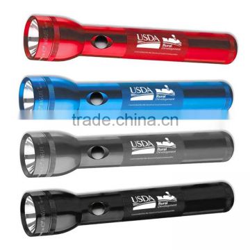 LED 2-Cell "D" Mag-Lite Flashlight - features the MAG-LED technology and comes with your logo