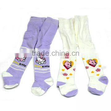 Baby Combed Cotton Tights Colorful Cotton Knit Baby Tights Baby Pantyhose 6011 photo-2