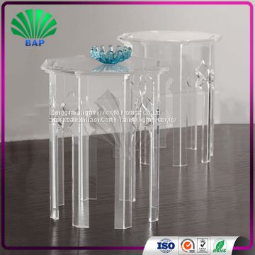 Transparent Plexiglass Nesting Table Home Furniture Tea Table Living Room Console Table