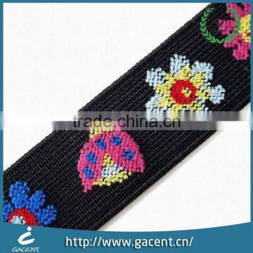 Strong Quality Elastic Bra Jacquard Webbing With Costom Size photo-3