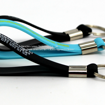 Promotional beautiful fashion design custom silicone Key Chains
