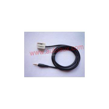 Peugeot Citroen RD4 CD changer aux cable radio aux line in cable lead mp3 audio interface adapter