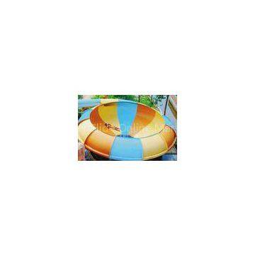 Colorful Fiberglass Huge Space Bowl Water Slide For Water Park Entertainment