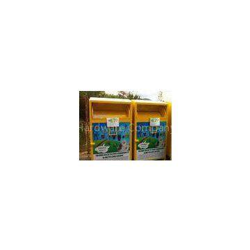 Large Collection Outside Clothing Bin Bin For Clothes , Clothing Drop Box