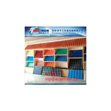 Glazed Tile Roof Panel Making Machine / Plastic Extrusion Line with 880mm / 1040mm width