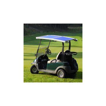 2  seat  Solar golf cart