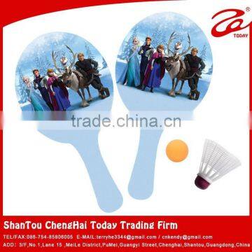 2015 frozen costume plastic badminton racket toy