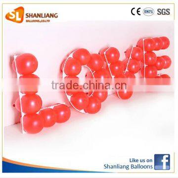 2016 hot sale New arrivals balloon wall grid I LOVE YOU Grid