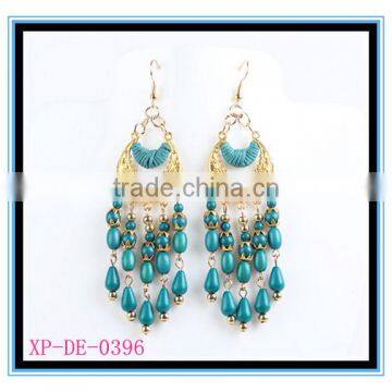 2017 Cheap Wholesale earrings fashion National bohemian jewelry beaded long tassel women earrigns