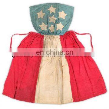 2015 Hot Sale Printed Custom Cotton Kitchen Apron For Chef