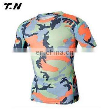 Full sublimation rash guard for running factory