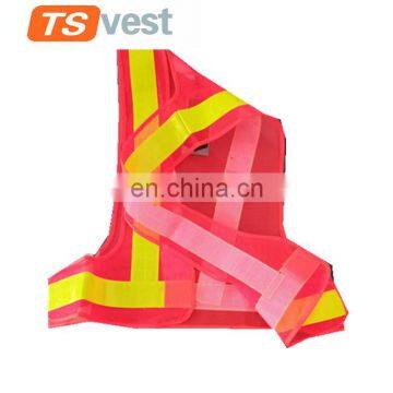 High visibility unisex breathable reflective vest running