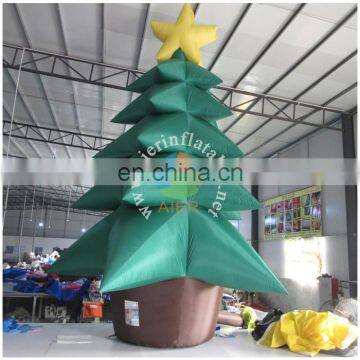 Green holiday tree, inflatable outdoor Yard decoration Christmas tree