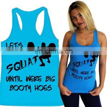 woman clothes workout tanks fitted racer back fitness top woman
