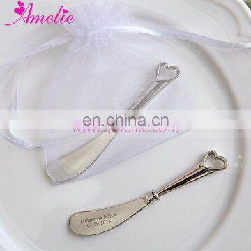 Customized Engrave Logo Personalized Fashion Love Heart Butter Knife Wedding Birthday Party Gift Favor Accessory photo-2