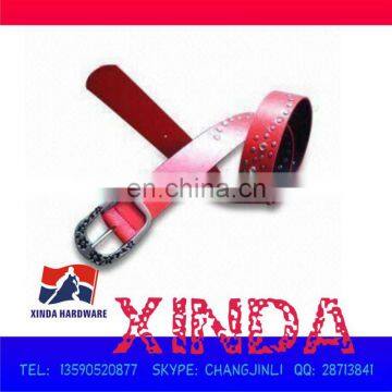 100*2.5cm PU leather Belt with Delicate electroplated Metal Buckle,Customized Designs Welcomed