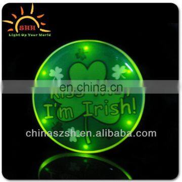 Wholesale blinking flashing programmable LED name badge for all party