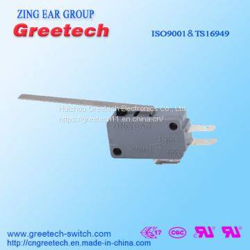ENEC,UL, CUL, CQC Approval Waterproof Mini Micro Roller Lever Switch 25t125