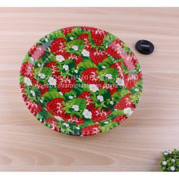 TX0319 PLASTIC LARGE SIZE ROUND PLATE CHEAP PLATE FOOD PLATE photo-3