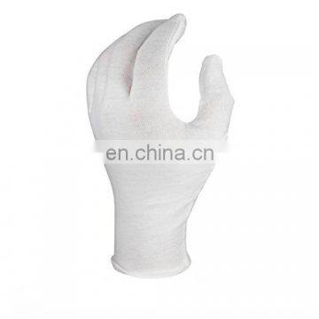 W0095 White Cotton Gloves 8.6" Large Size for Coin Jewelry Silver Inspection Etiquette Gloves Electronic Work photo-2
