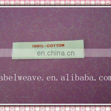 the best white yarns woven garment label