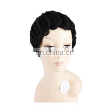 Alibaba wholesale factory price can be dyed natural soft virgin remy human hair wigs for women