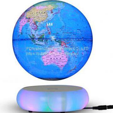 new christmas gift led light ceramic base magnetic floating levitate bottom globe ball gift