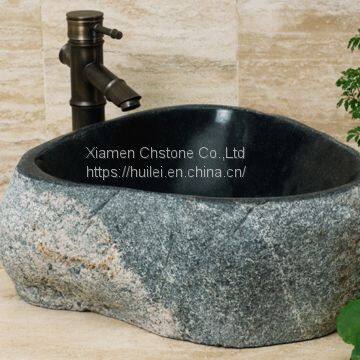Black River Stone Sinks, River Stone Basins, Stone Sinks
