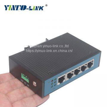 Yinuolink DIN Rail Industrial Gigabit Ethernet Switch With 5 Years Warranty