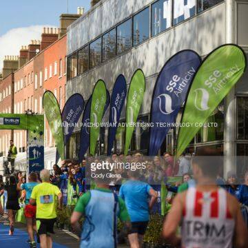 Wholesale Bow Flags Outdoor Advertising Promotional Teardrop Beach Flags photo-2